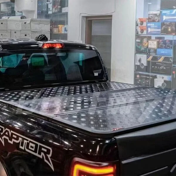 Ford Raptor hard tri-fold tonneau cover