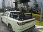 Pickup truck bed cover with roof rack for Geely Radar