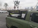 Pickup truck bed cover with roof rack for Geely Radar