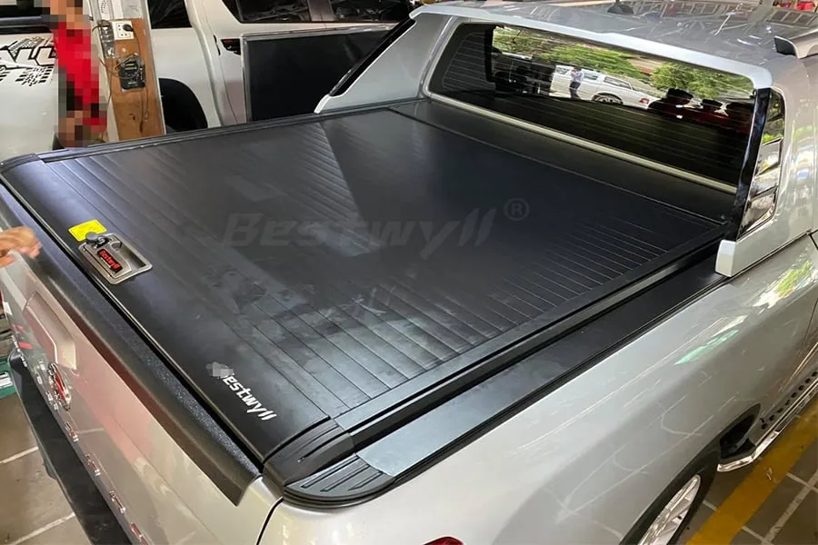Customized logo truck bed cover