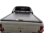 Manual roll up truck bed tonneau cover