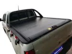 Manual roll up truck bed tonneau cover