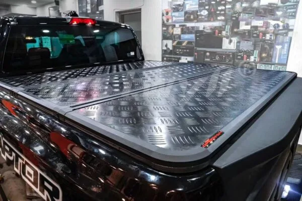 Ford Raptor hard tri-fold tonneau cover