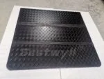 Hard tri-fold tonneau cover for pickup truck