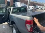 Customized logo tri-fold tonneau cover for Ford Ranger