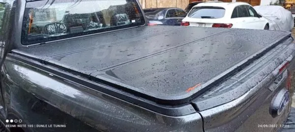 Couvre-benne rigide en aluminium à trois volets pour Ford Ranger