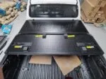 Hard tri fold truck bed cover