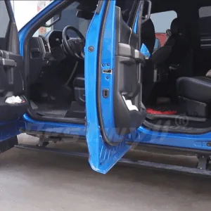 Electric running boards for pickup truck