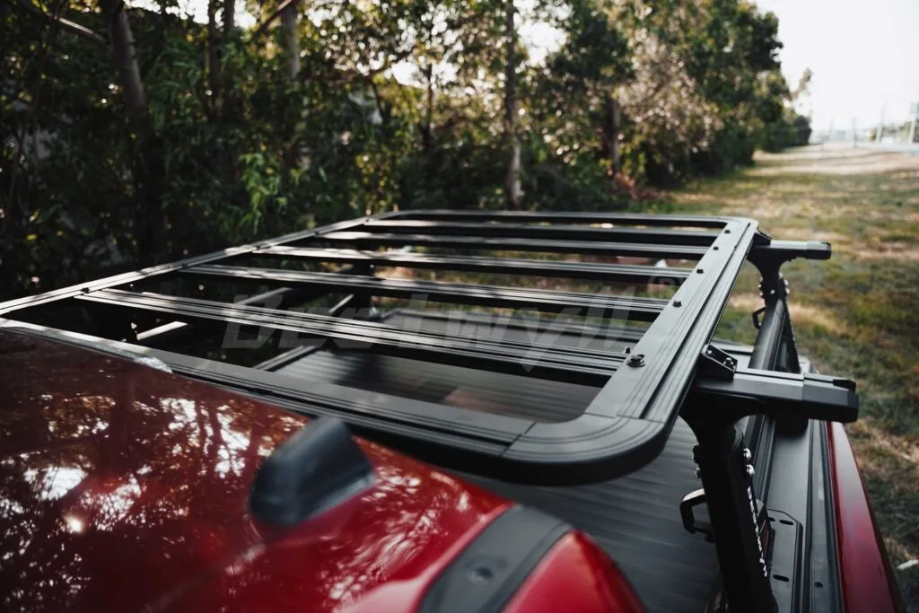 Truck flat roof rack