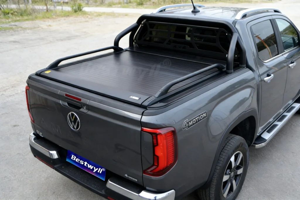Electric tonneau cover for Amarok