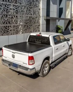 Electric aluminum roll up tonneau cover