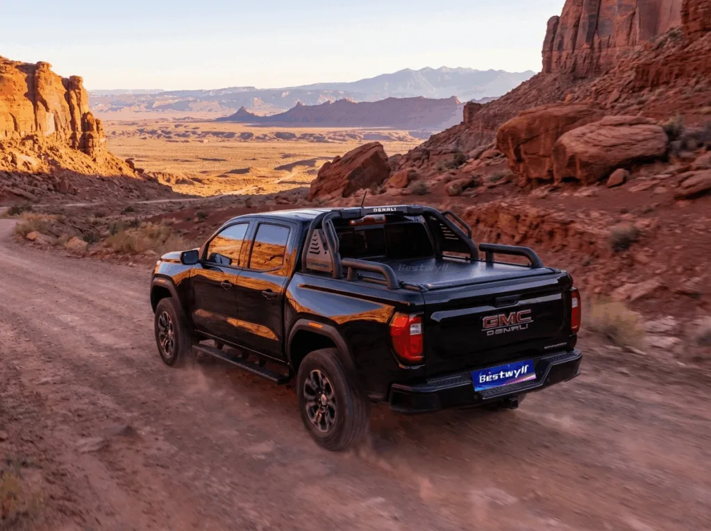 Electric aluminum roll up tonneau cover