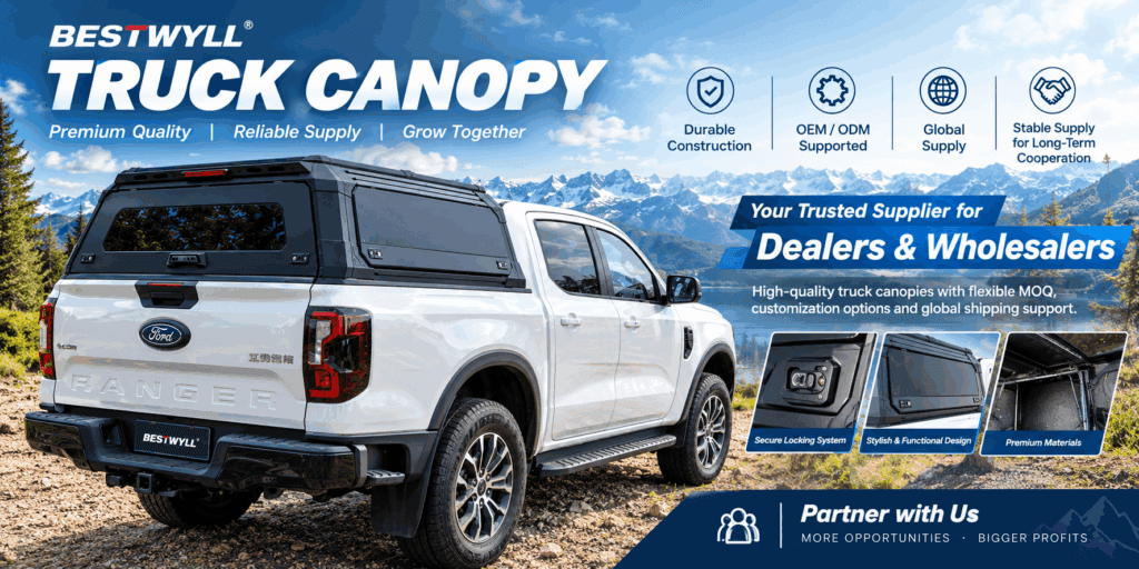 Truck Canopy No-Drill Installation