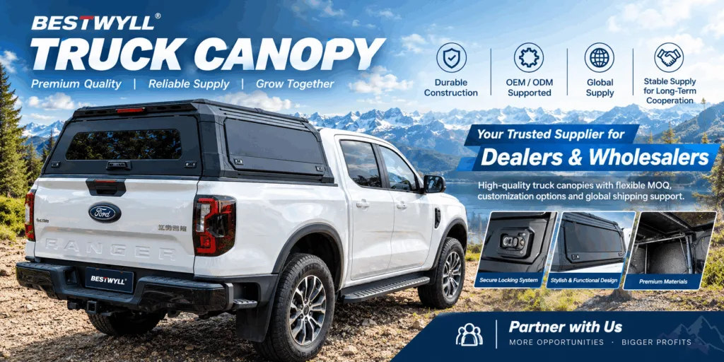 Truck Canopy No-Drill Installation